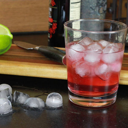 Smart Push Out Round Shape Mini Ice Cube Trays ,Silicone Chocolate Mold Maker