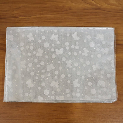 Decorative Silver Gift Wrapping Paper Sheets (1 pkt /  Approx 20 Pcs / Mix Color)