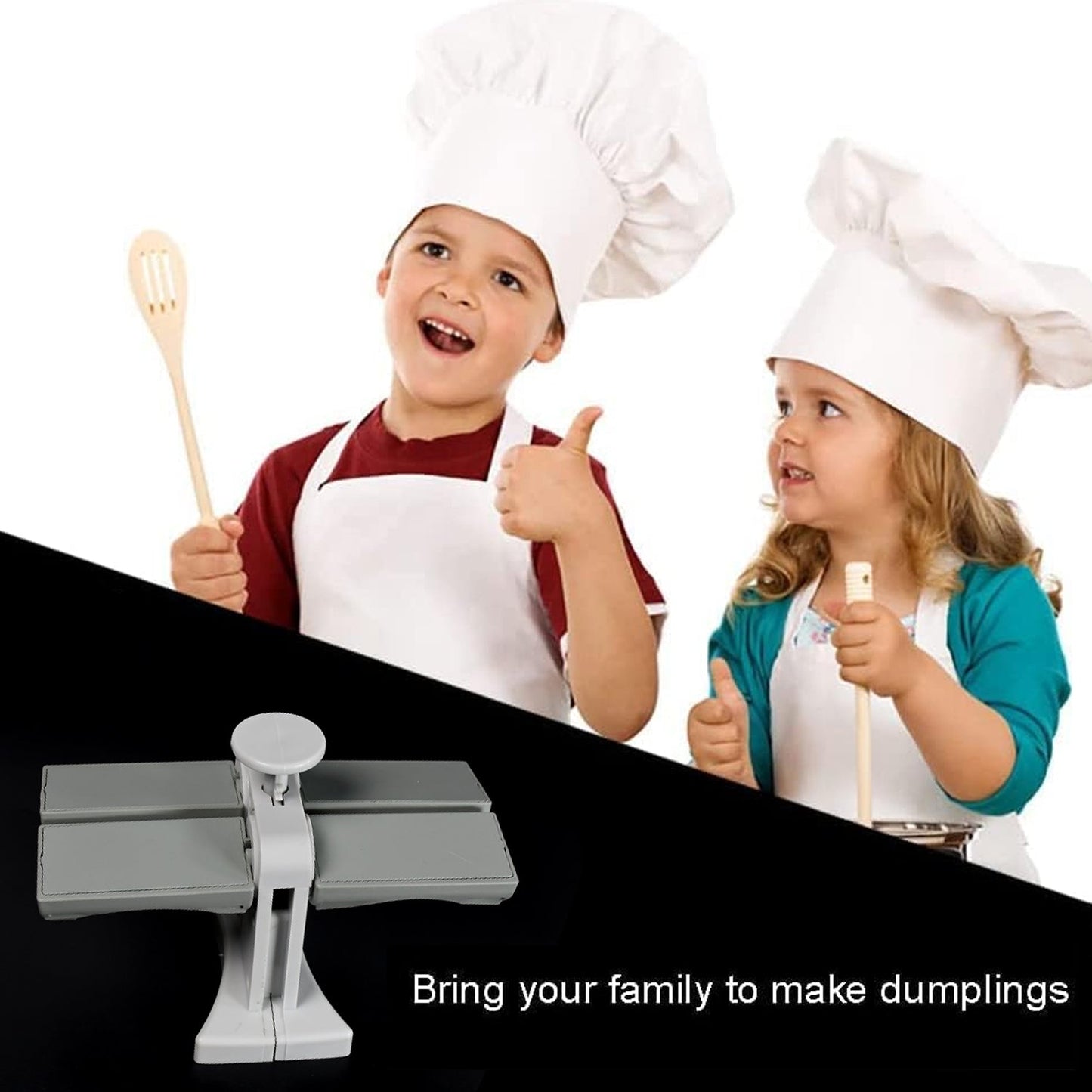 Double Head Dumpling Maker Mold – Easy Press Tool for Making Dumplings