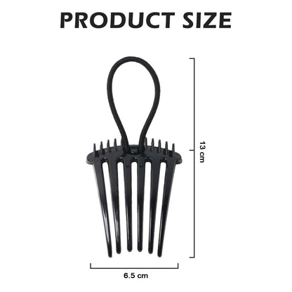 Volumizing Hair Bun Comb Clip (1 Pc)