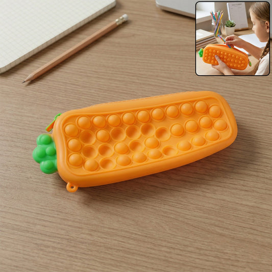 Pop It Pencil Pouch with Zipper (1 Pc)