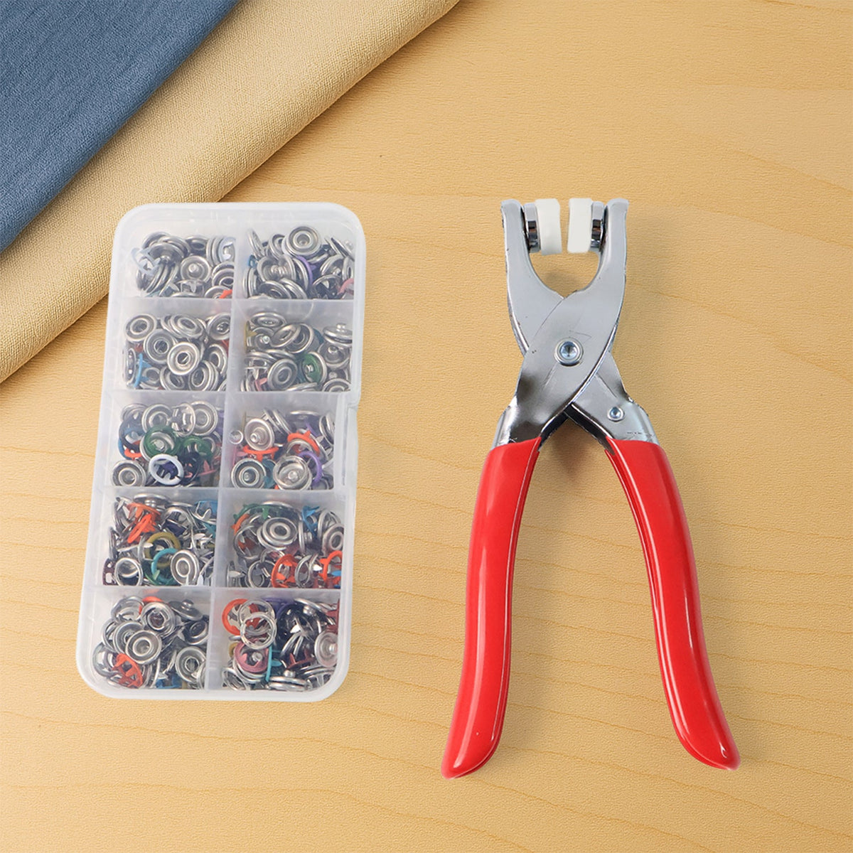 Durable Snap Fastener Plier Tool Kit