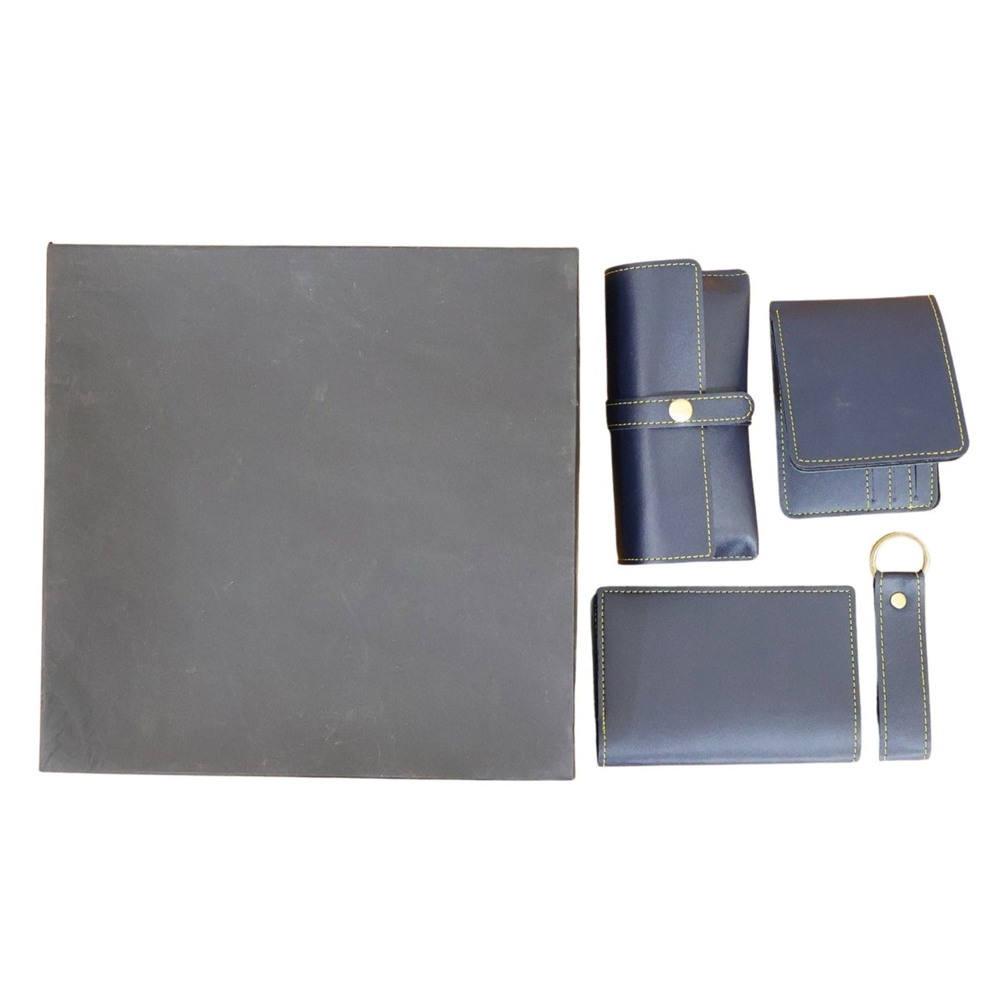 stylish men gift set with wallet belt and accessories