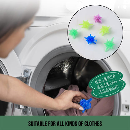 Soft Spiky Dryer Balls for Gentle Fabric Care